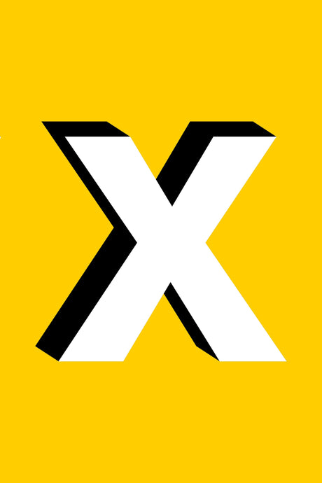x harfi, dijital kart